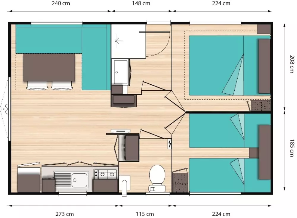 CAMPING LA FAGE 4 Stjerner★★★★