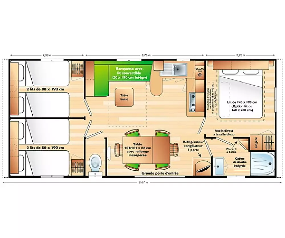 CAMPING LA FAGE 4 Stjerner★★★★