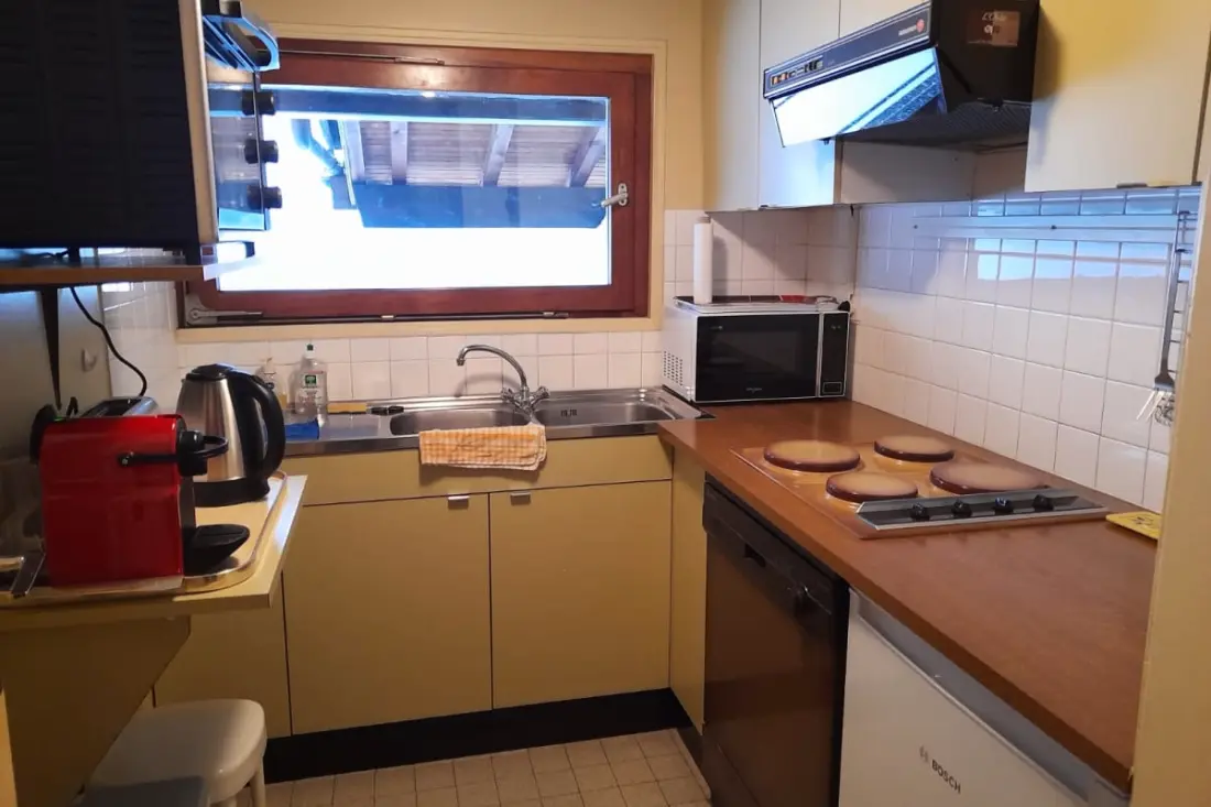 Apartman Balcony Facing Ski Trails