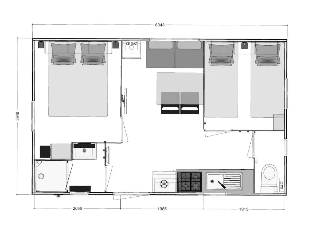 Campingplads Le Domaine du Bois Coquet Tæt på