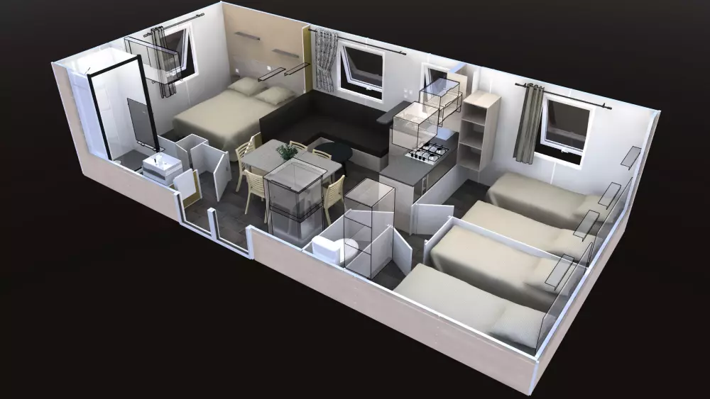 Campingplads Le Domaine du Bois Coquet Tæt på