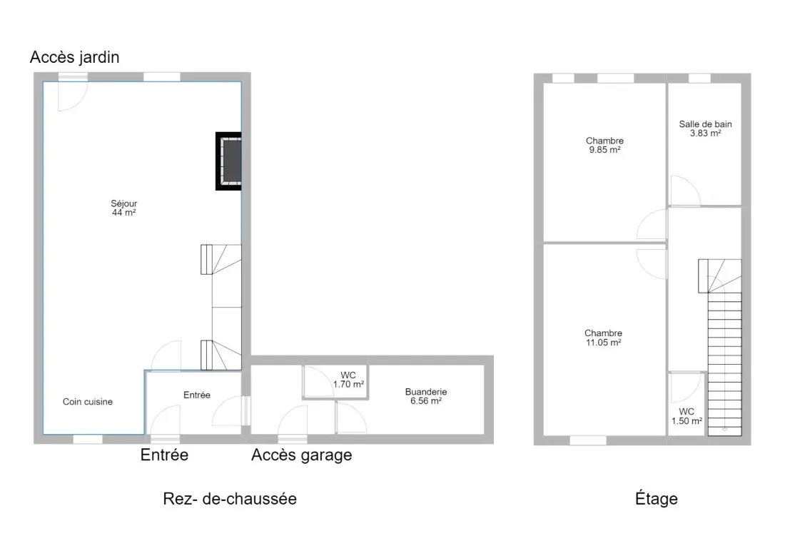 Gîte de France Gîtes de France 4/6 Personen auf 3 Ähren