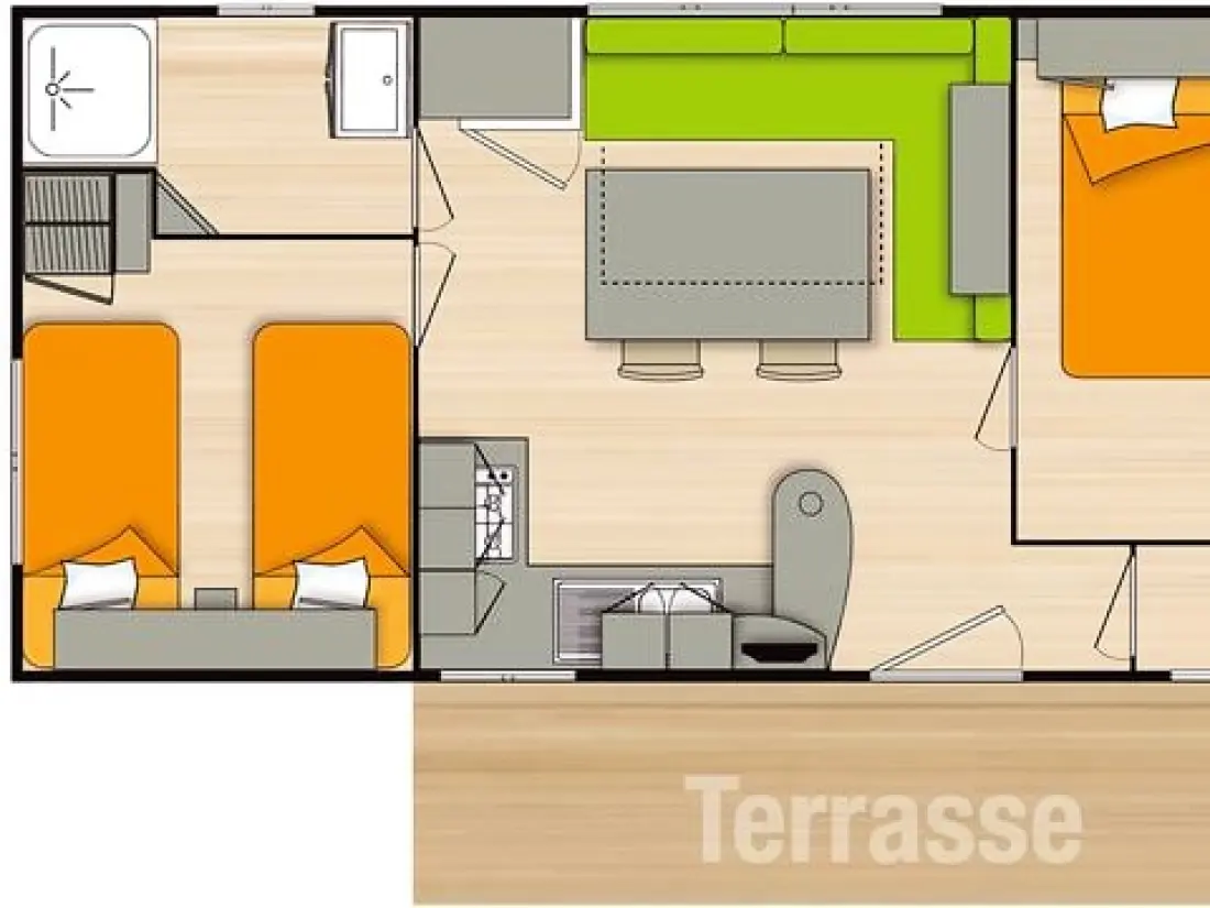 Camping Le Pavillon Bleu 3 Stjerner★★★