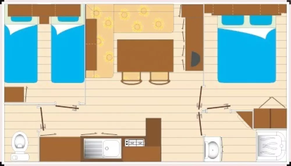 Camping Les Flots Bleus 4 Estrellas★★★★
