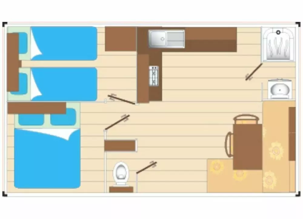 Camping Les Flots Bleus 4 Sterren★★★★