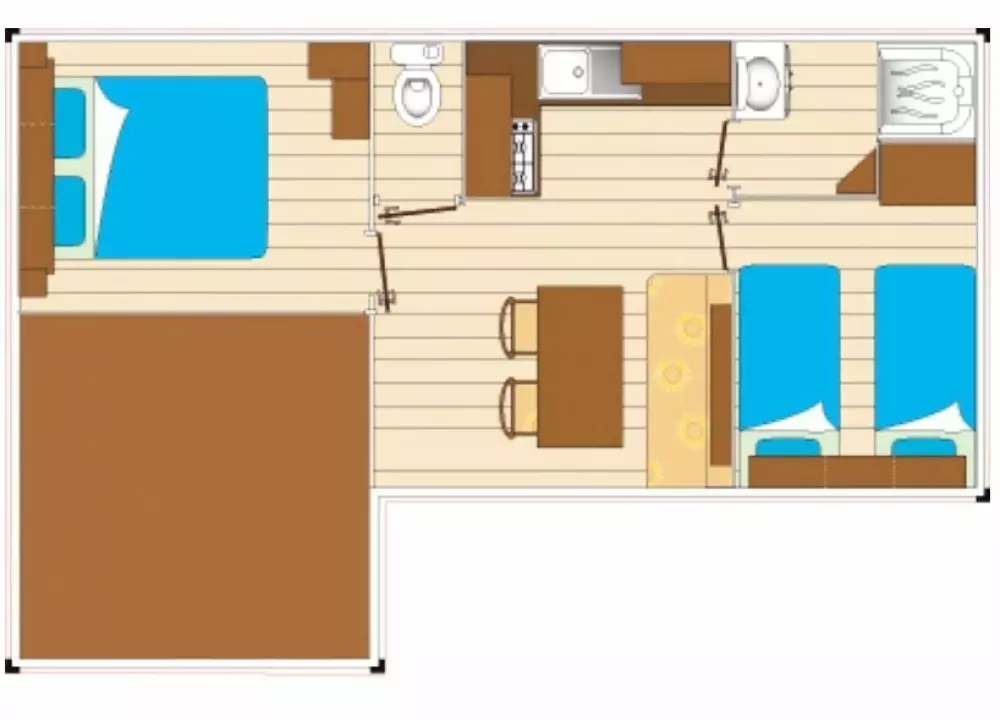 Camping Les Flots Bleus 4 Sterren★★★★