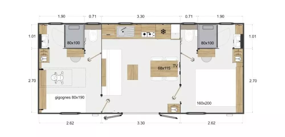Camping Paradis le Grand'R4 étoiles★★★★
