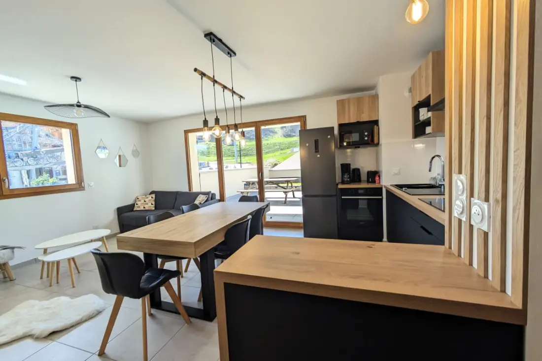 Tágas apartman a lejtők lábánál