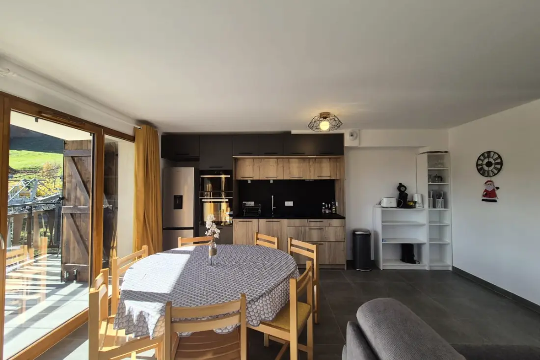 Tágas apartman a lejtők lábánál