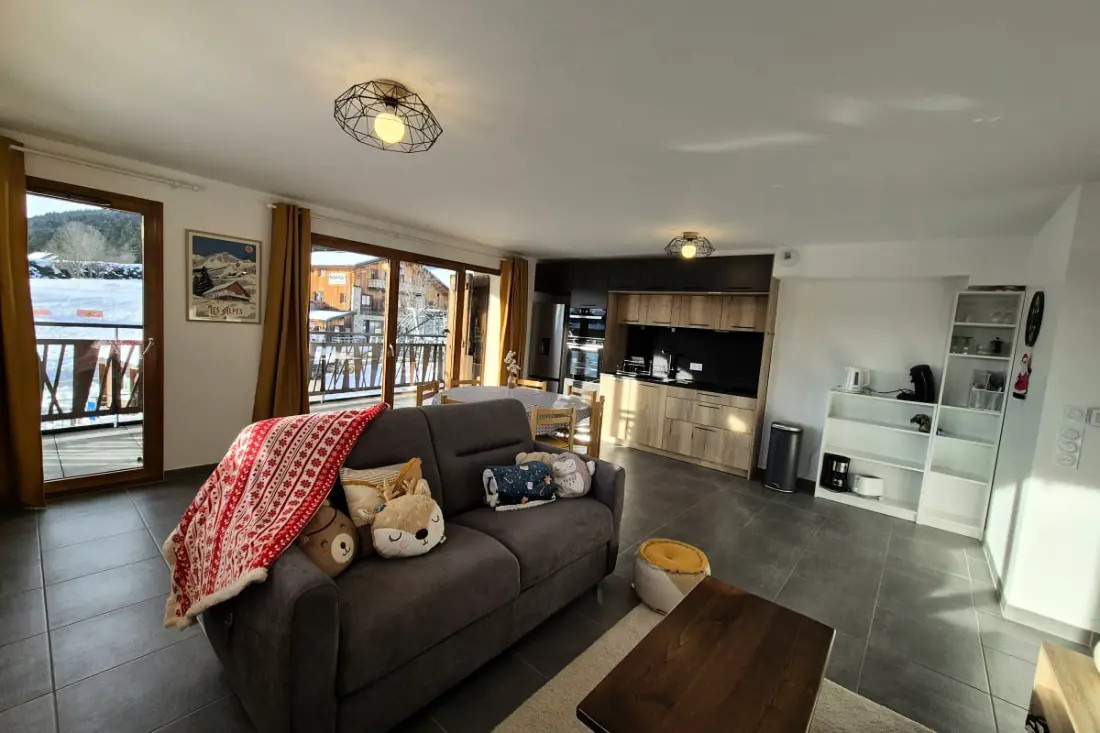 Tágas apartman a lejtők lábánál