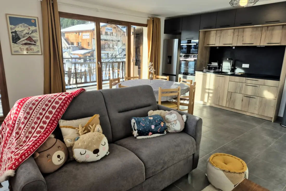 Tágas apartman a lejtők lábánál