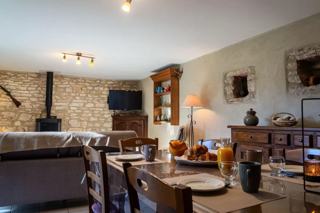 Gîte de France Odilon Ofen 6 Personen bei montignac 3 Ohren
