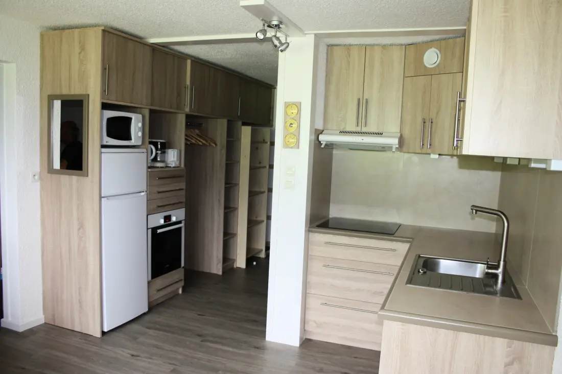 La Mongie apartman közvetlen hozzáféréssel a pályákhoz