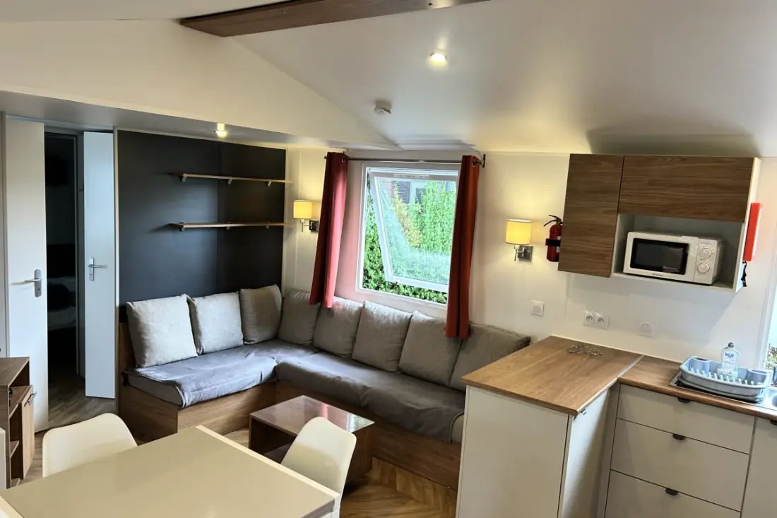 Résidence Camping Les Charmettes - Mobilhome 3 Chambres 2 Sdb