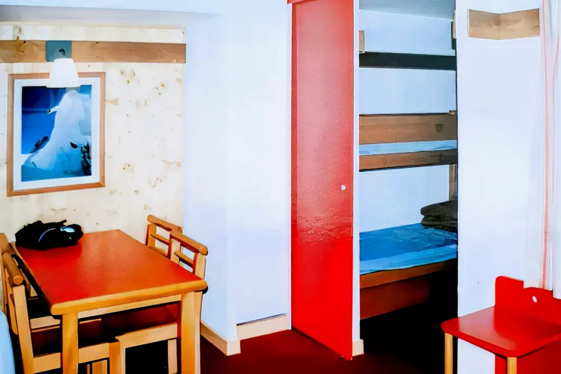 Apartman közel Les Pistes La Plagne 1800 4 Pers.