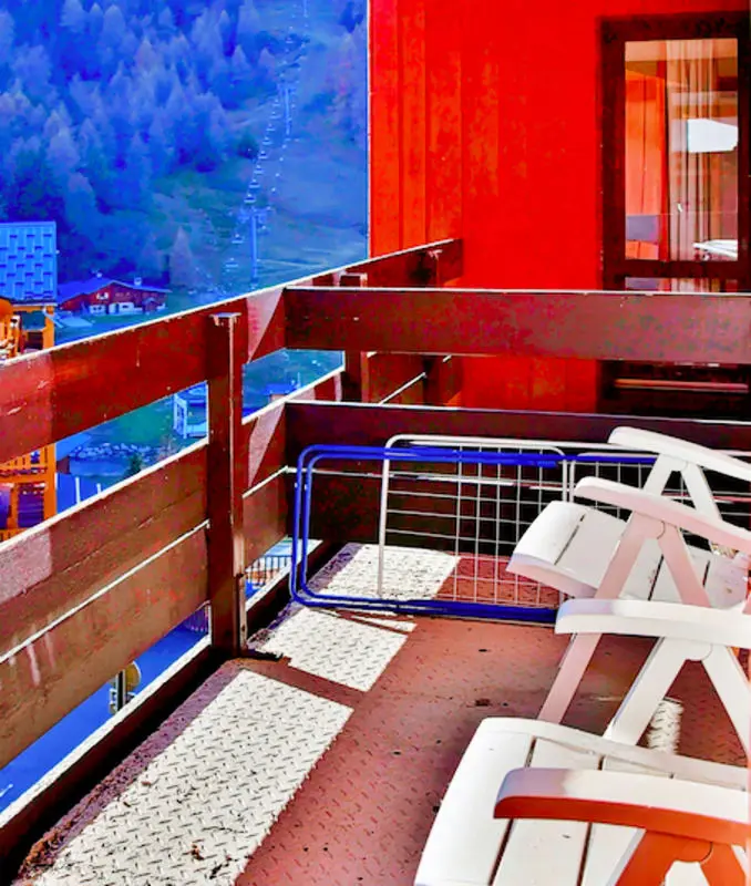 Apartman közel Les Pistes La Plagne 1800 4 Pers.