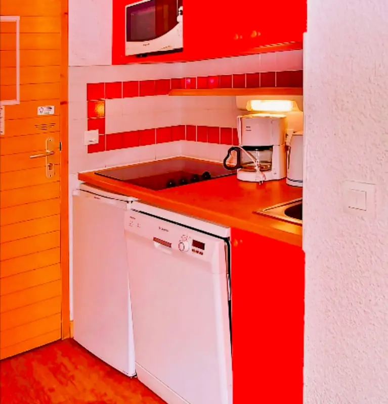 Apartman közel Les Pistes La Plagne 1800 4 Pers.