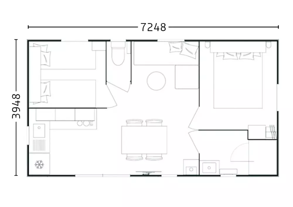 Campingplatz maeva Escapades de la Gères 3 Sterne★★★