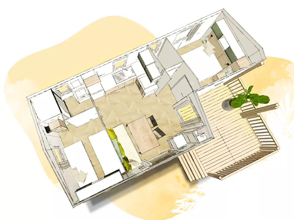 Campingplatz maeva Escapades de la Gères 3 Sterne★★★