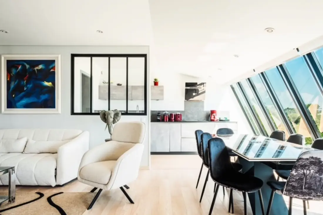 Apartamento luminoso grande con vista panorámica