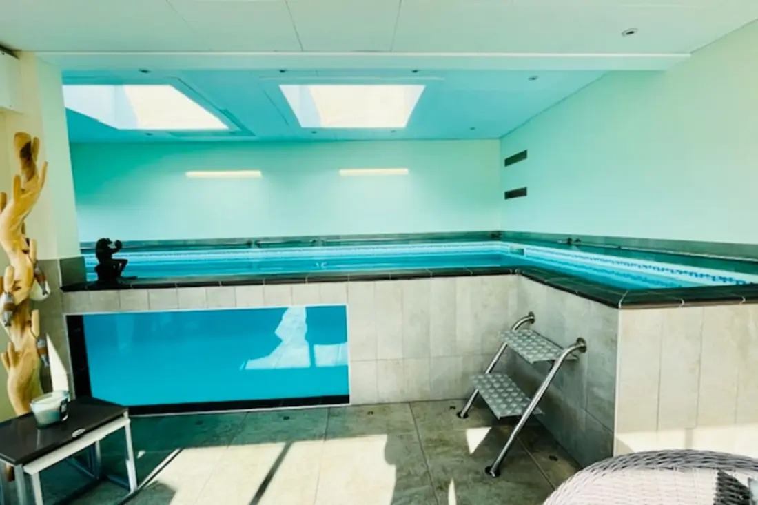 Vista mare del tetto eccezionale con piscina privata