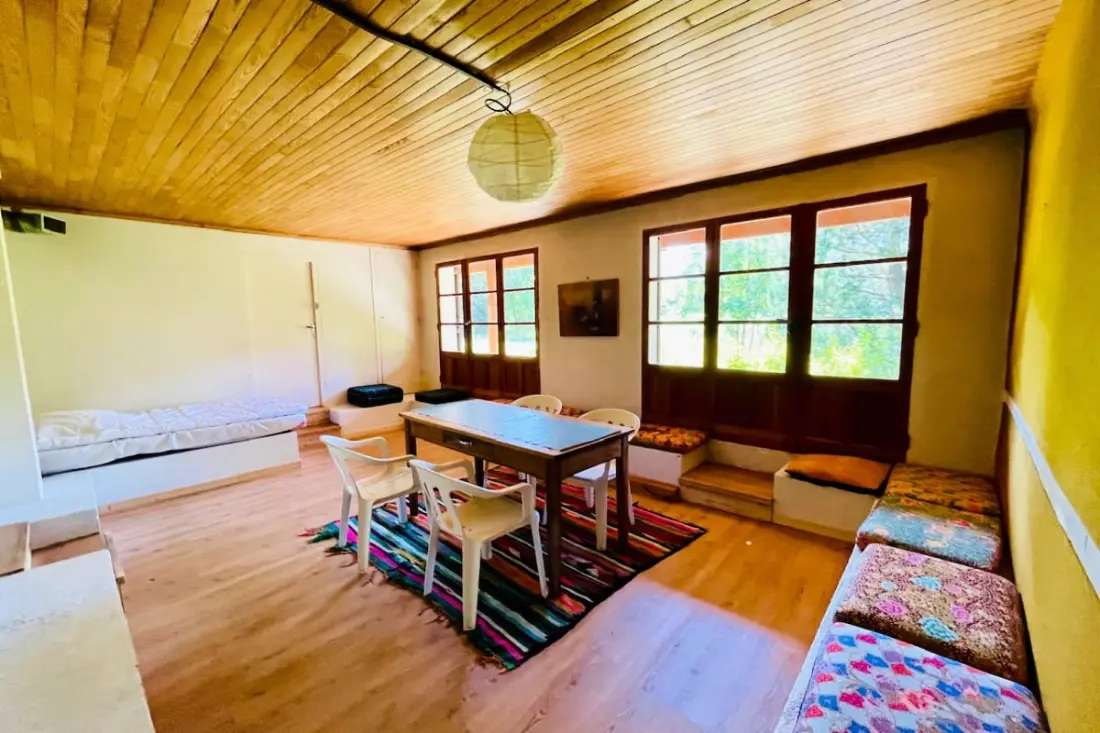 Chalet Alpin kandallóval, terasszal és kerttel