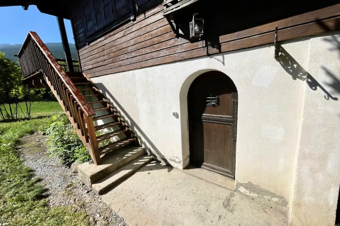 Chalet Alpin kandallóval, terasszal és kerttel