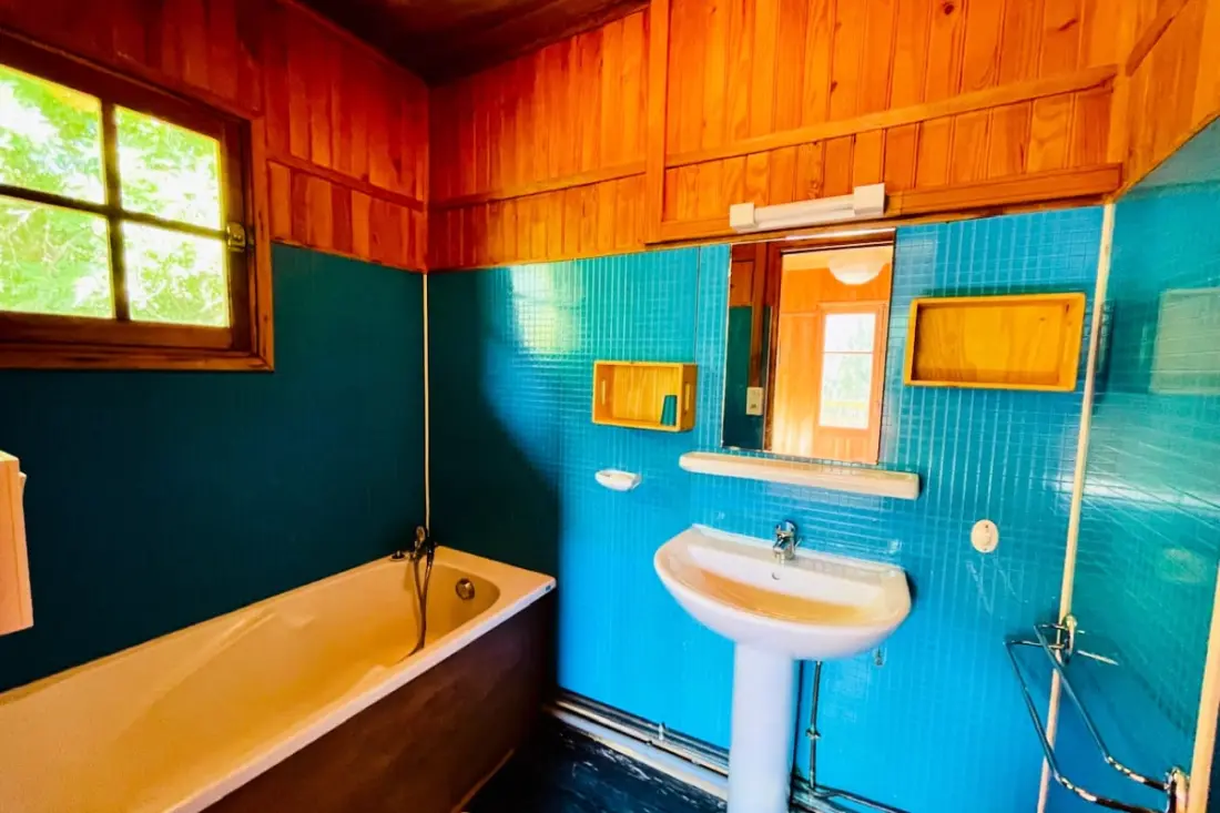 Chalet Alpin kandallóval, terasszal és kerttel