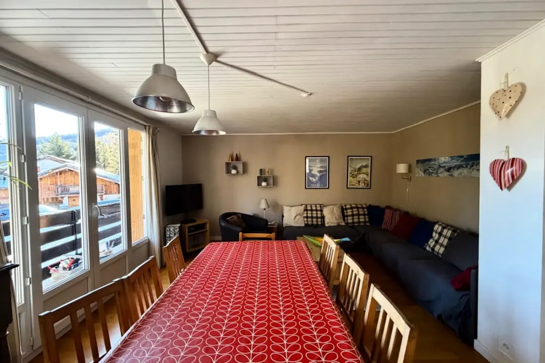 75m2 Mit Balkon am Pied des Pistes!