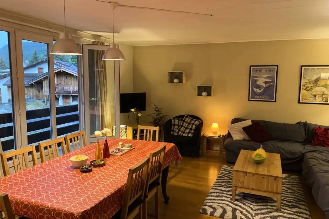 75m2 Mit Balkon am Pied des Pistes!
