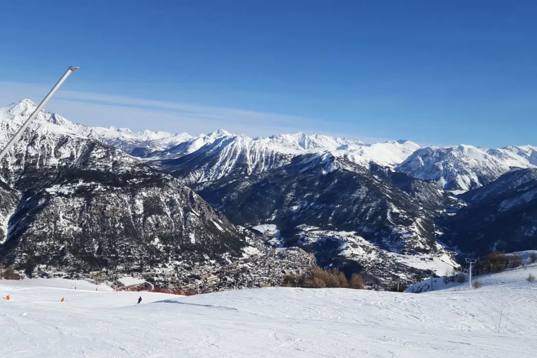 Balkon Sunset bei Pied des Pistes