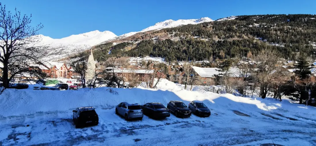 Balkon Sunset bei Pied des Pistes