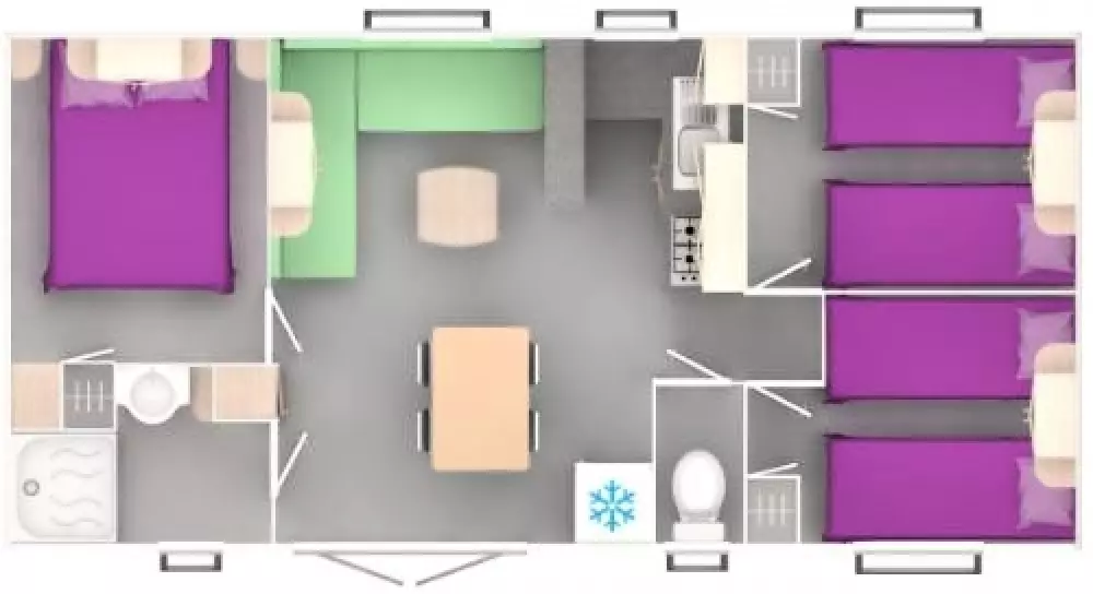 Kemping minőség l'Eden de la Vanoise 3 Csillagok★★★