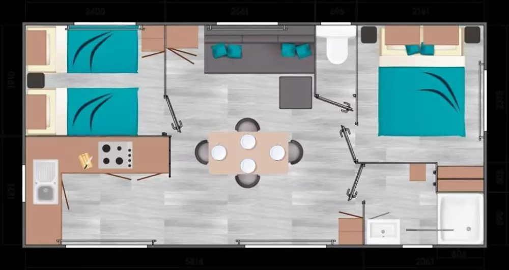 Camping Paradis Domaine de Bel Air5 Stjerner★★★★★