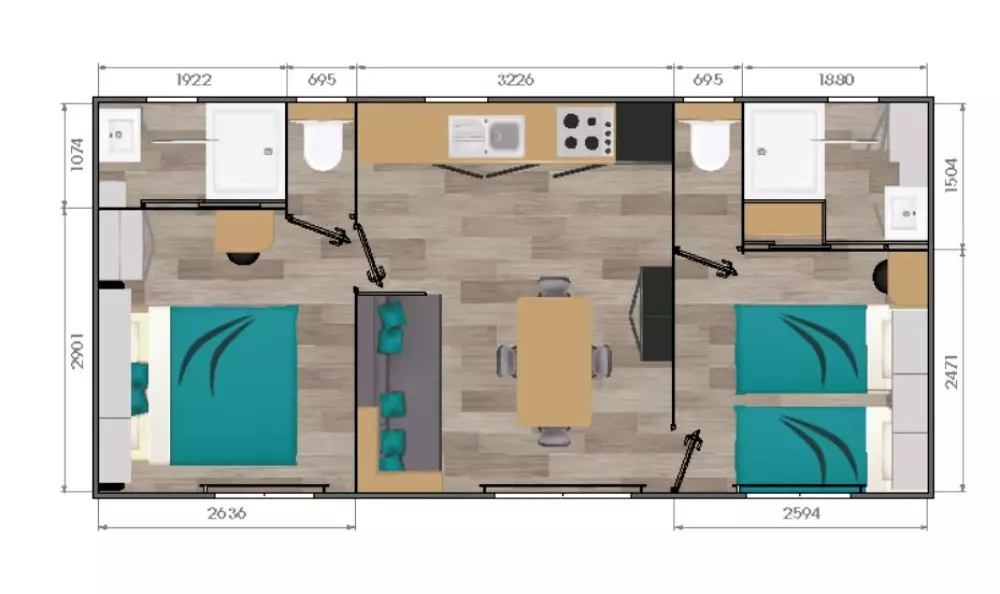 Camping Paradis Domaine de Bel Air5 Stjerner★★★★★