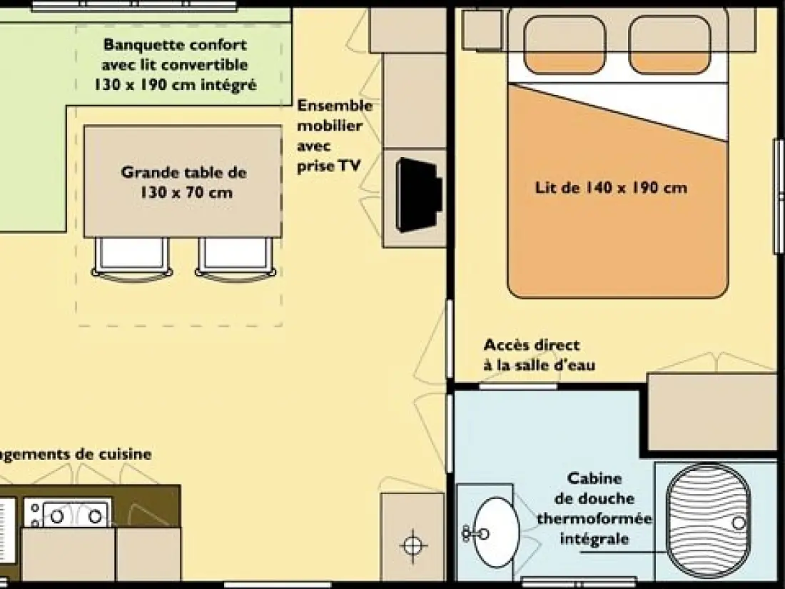 Camping maeva Escapades Le Lac de Laval-de-Cère 3 Sterne★★★