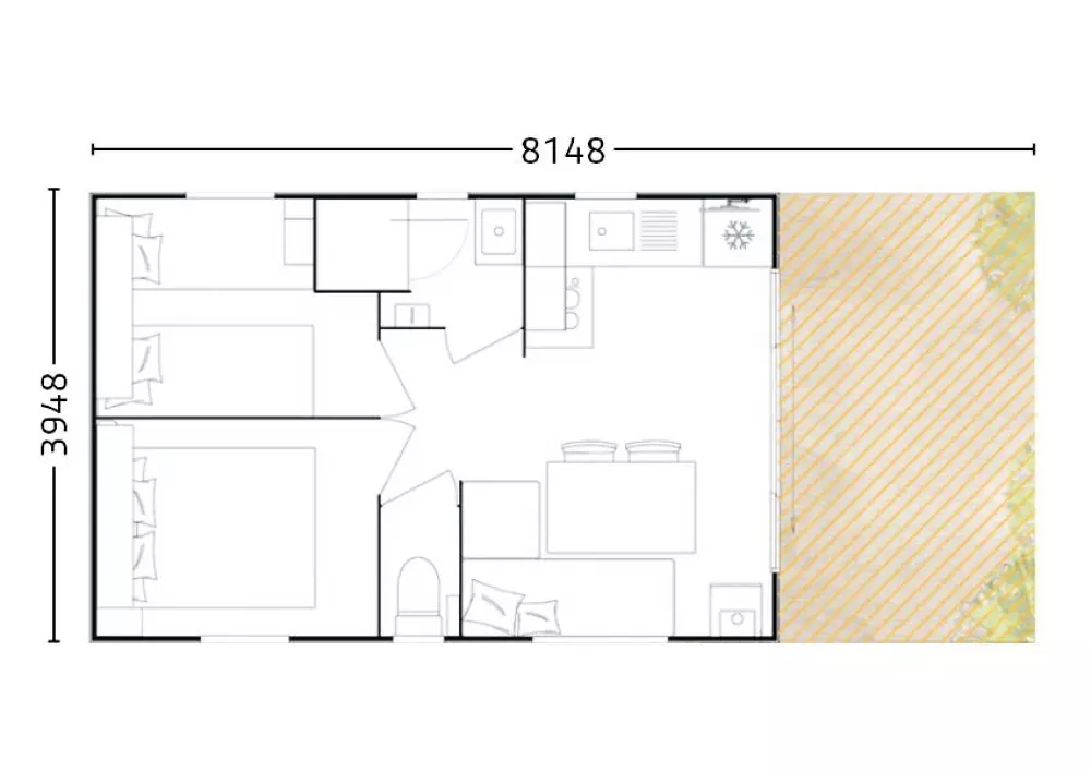 Camping La Presqu'île du Barcarès4 Sterren★★★★