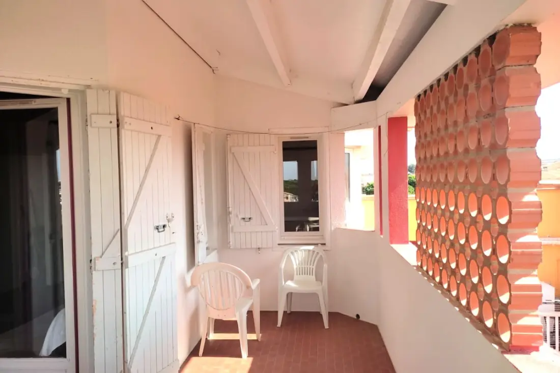 Szép apartman Balcony és tengeri kilátással