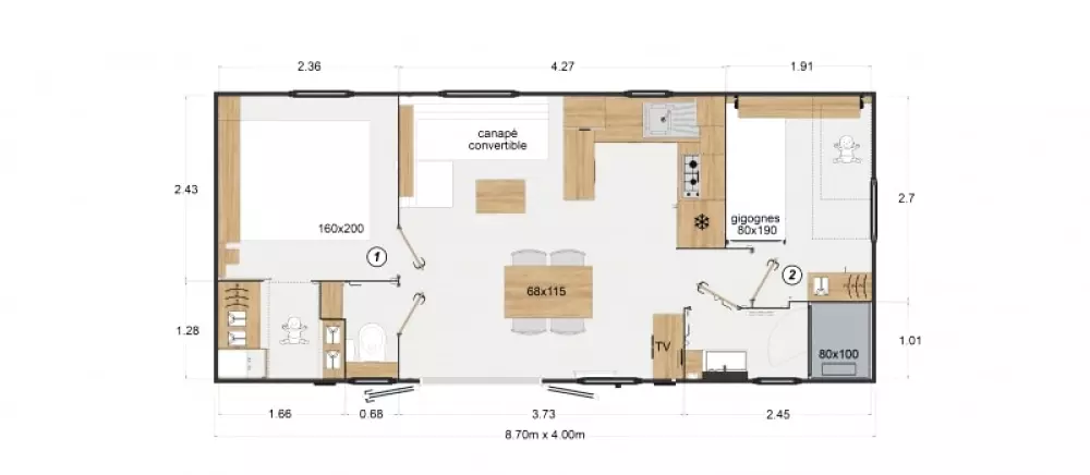 Camping LES VARENNES 4 Sterren★★★★