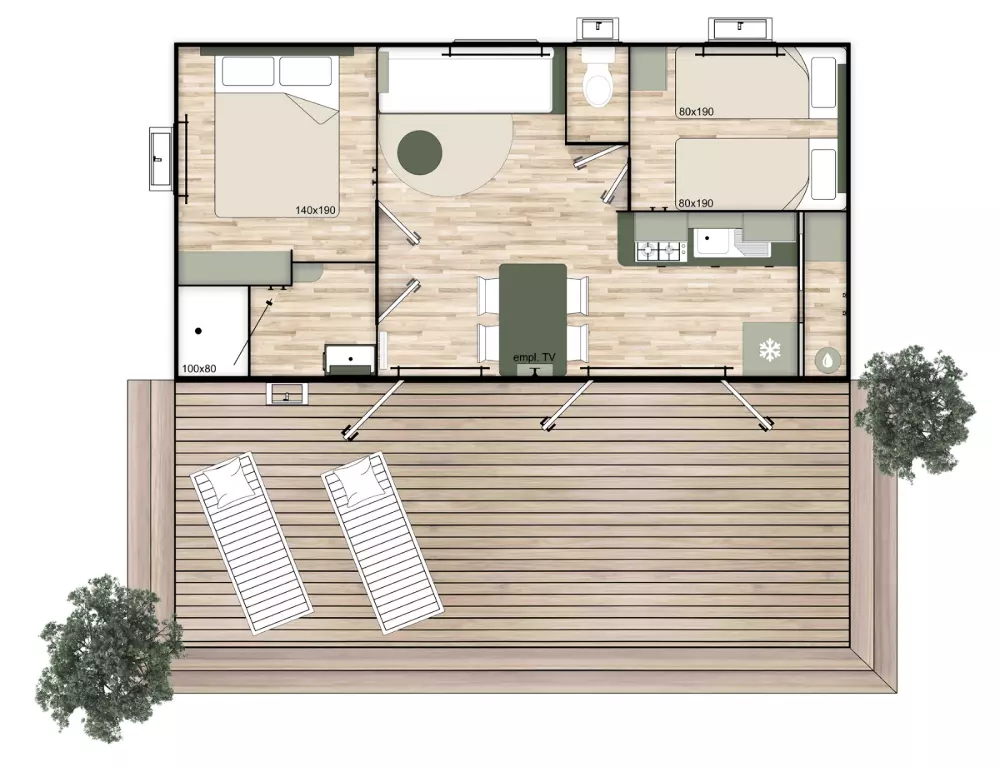 Campsite Mas Llinas 3 Csillagok★★★