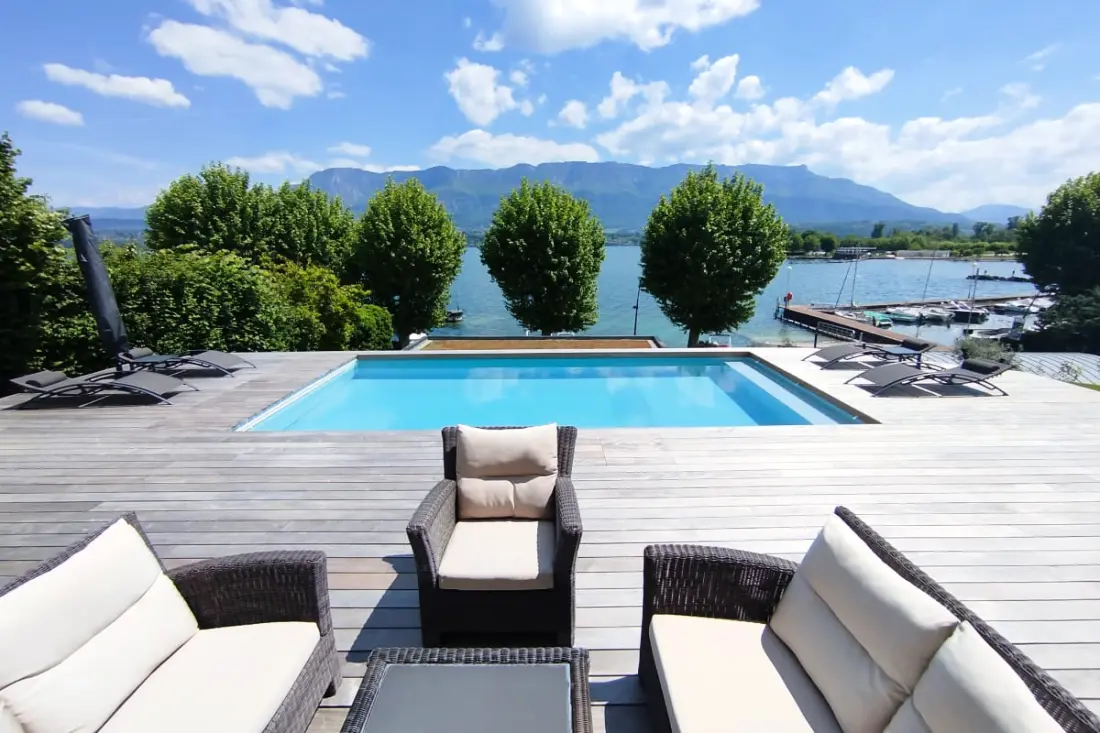 Villa Piscine Chauffée, View and Access Lake, légkondicionálás