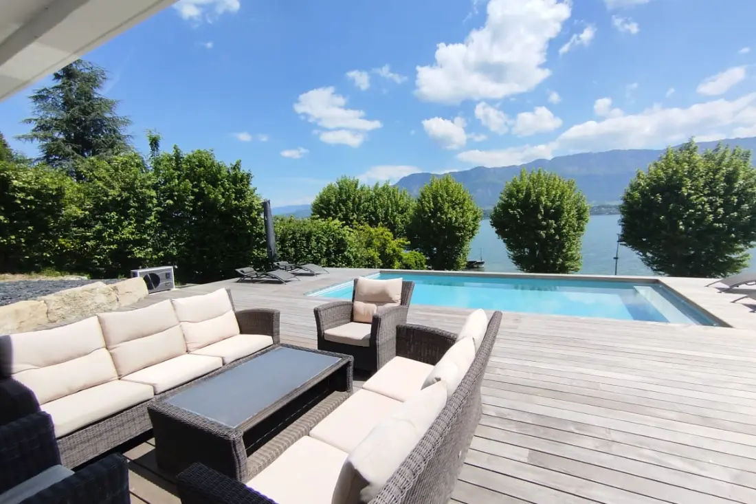 Villa Piscine Chauffée, View and Access Lake, légkondicionálás