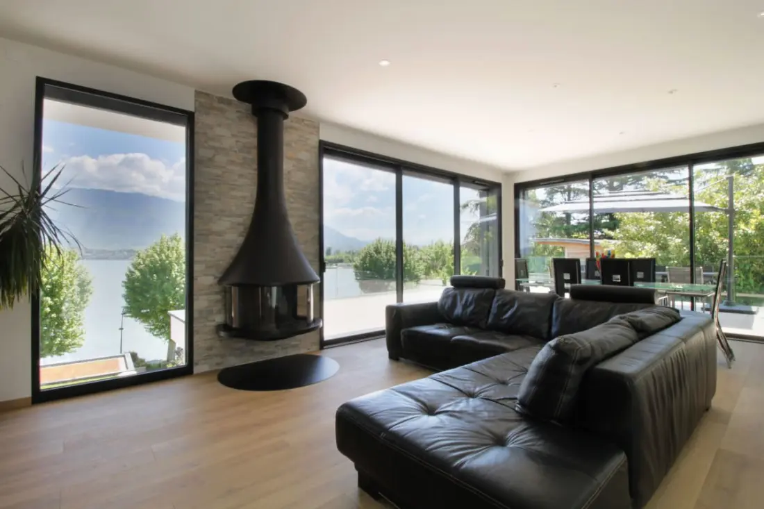 Villa Piscine Chauffée, View and Access Lake, légkondicionálás