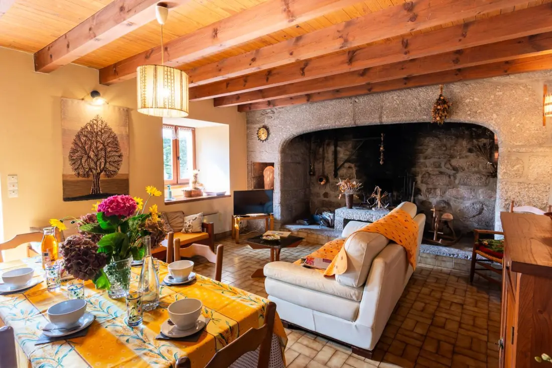 Gîte de France Gîte aux combettes 4/6 Personen 1 Ohr