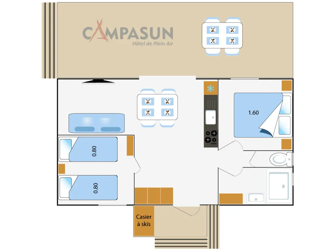 Camping Le Clos du Pin 2 Sterne★★