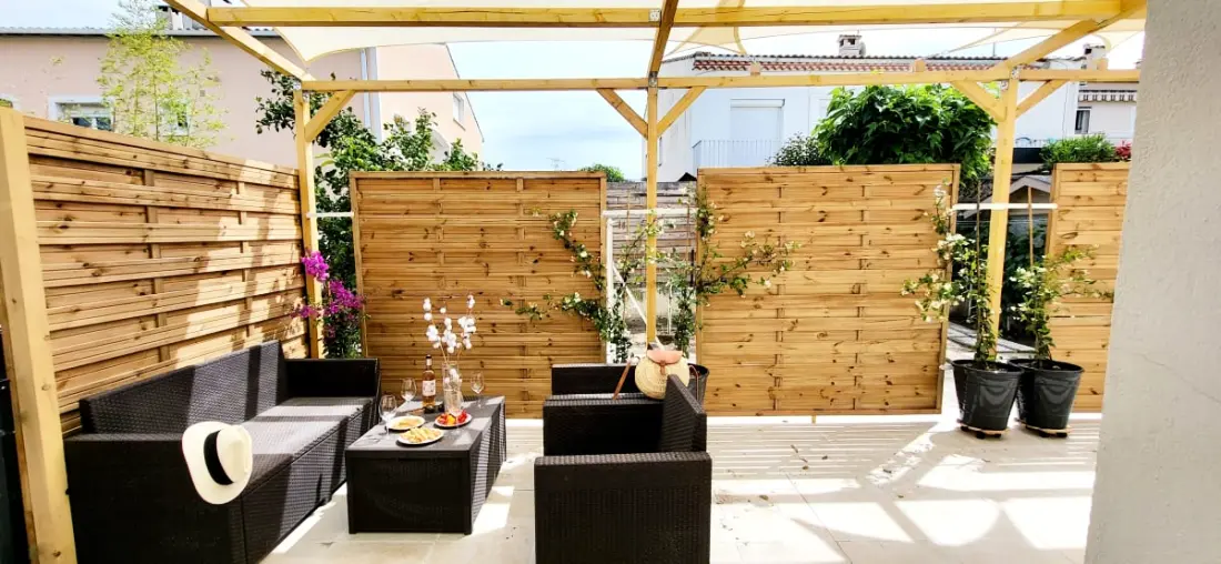 Résidence Domino 1 Superbly felújított - 2 hálószoba - terasz 300m Beach, Shops