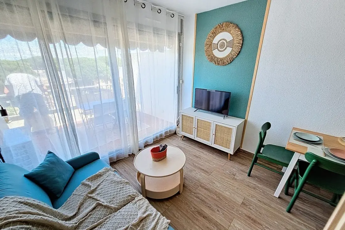 Residence Gardens Du Port D3073 - Studio Clim, Terrace, Parkolás, Wi-Fi, úszómedence