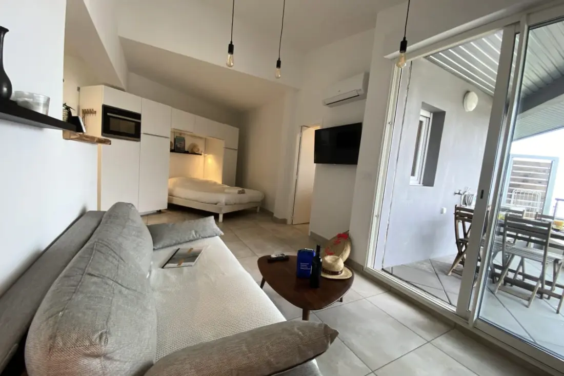 Residence Le Couchant Studio Sea View B401 Residence With Private Access to The Beach