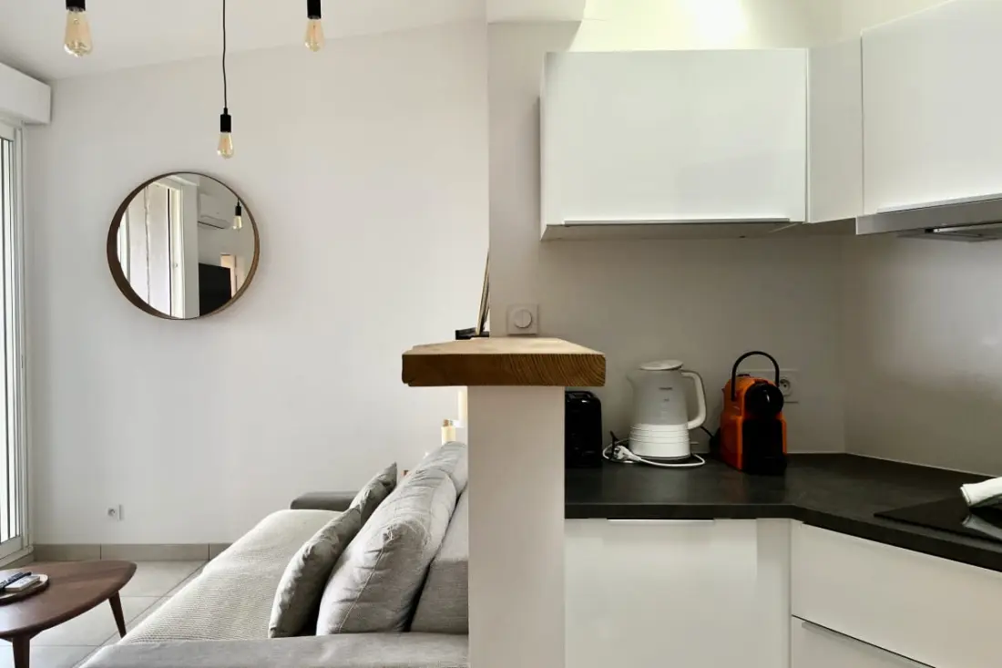 Residence Le Couchant Studio Sea View B401 Residence With Private Access to The Beach