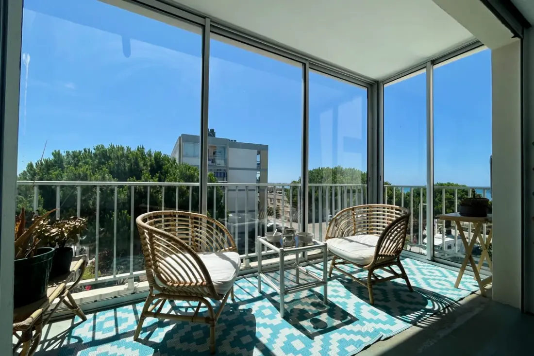 Le Neptune: T2 Terrace Sea View, Beach by Foot, Parkolás